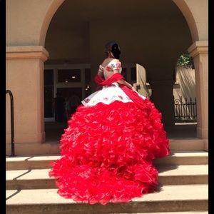 la glitter charro dress